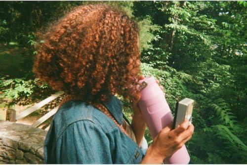 imageStanley IceFlow Fast Flow Water Bottle Angled Spout Lid Lightweight amp Leakproof for Travel amp Sports Insulated Stainless Steel BPAFreeLilac