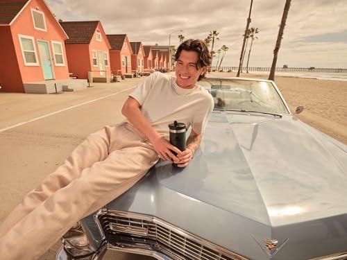 imageStanley IceFlow Fast Flow Water Bottle Angled Spout Lid Lightweight amp Leakproof for Travel amp Sports Insulated Stainless Steel BPAFreeLilac