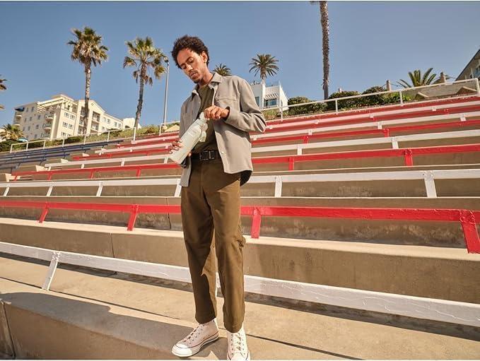 imageStanley IceFlow Fast Flow Water Bottle Angled Spout Lid Lightweight amp Leakproof for Travel amp Sports Insulated Stainless Steel BPAFreeMist