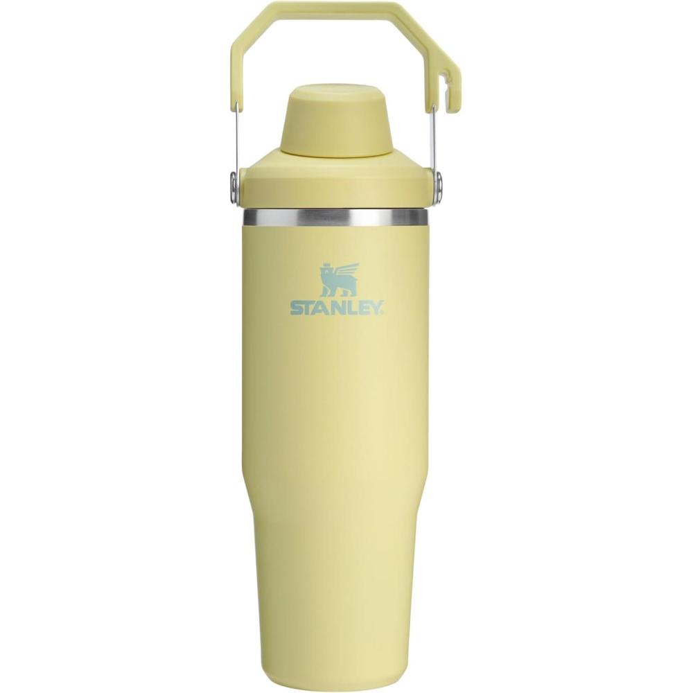 imageStanley IceFlow 20 Fast Flow Tumbler with Handle 40 oz  Twist On Angled Spout Lid  Leakproof Water Bottle  Insulated Stainless Steel  BPAFree  Black 20Pomelo
