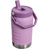 STANLEY IceFlow 2.0 Flip Straw Jug with Handle 40 oz | Twist On Lid and Flip Up Straw | Leakproof for Travel and Sports | Insulated Stainless Steel | BPA-Free | Black 2.0(Lilac)