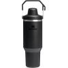 Stanley IceFlow 2.0 Fast Flow Tumbler with Handle 40 oz | Twist On Angled Spout Lid | Leakproof Water Bottle | Insulated Stainless Steel | BPA-Free | Black 2.0(Black 2.0)