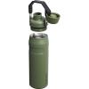 Stanley IceFlow Fast Flow Water Bottle | Angled Spout Lid | Lightweight & Leakproof for Travel & Sports | Insulated Stainless Steel | BPA-Free(Dried Pine VRT)