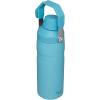 Stanley IceFlow Fast Flow Water Bottle | Angled Spout Lid | Lightweight & Leakproof for Travel & Sports | Insulated Stainless Steel | BPA-Free(Pool)