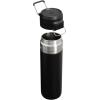 Stanley Quick Flip GO Water Bottle 24 oz | Push Button Lid | Leakproof and Packable for Travel and Sports | Insulated Stainless Steel | BPA-Free | Black 2.0(Black 2.0)