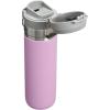 Stanley Quick Flip GO Water Bottle 24 oz | Push Button Lid | Leakproof and Packable for Travel and Sports | Insulated Stainless Steel | BPA-Free | Black 2.0(Lilac 2.0)