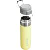 Stanley Quick Flip GO Water Bottle 24 oz | Push Button Lid | Leakproof and Packable for Travel and Sports | Insulated Stainless Steel | BPA-Free | Black 2.0(Pomelo)