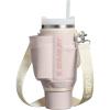 STANLEY All Day Quencher Carry All for 40 oz Tumbler with Handle | Crossbody Bag with Phone Holder Pocket, Card Sleeve & Detachable Strap | Water Bottle Carrier Bag | BPA-Free |(Rose Quartz)