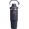 Stanley IceFlow 2.0 Fast Flow Tumbler with Handle 40 oz | Twist On Angled Spout Lid | Leakproof Water Bottle | Insulated Stainless Steel | BPA-Free | Black 2.0(Twilight)