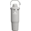 Stanley IceFlow 2.0 Fast Flow Tumbler with Handle 40 oz | Twist On Angled Spout Lid | Leakproof Water Bottle | Insulated Stainless Steel | BPA-Free | Black 2.0(Ash)