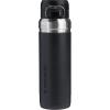 Stanley Quick Flip GO Water Bottle 36 oz | Push Button Lid | Leakproof and Packable for Travel and Sports | Insulated Stainless Steel | BPA-Free | Black