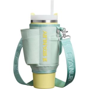 STANLEY All Day Quencher Carry All for 40 oz Tumbler with Handle | Crossbody Bag with Phone Holder Pocket, Card Sleeve & Detachable Strap | Water Bottle Carrier Bag | BPA-Free |(Mist)