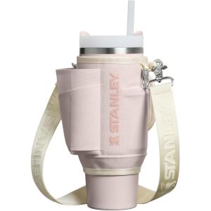 STANLEY All Day Quencher Carry All for 40 oz Tumbler with Handle | Crossbody Bag with Phone Holder Pocket, Card Sleeve & Detachable Strap | Water Bottle Carrier Bag | BPA-Free |(Rose Quartz)