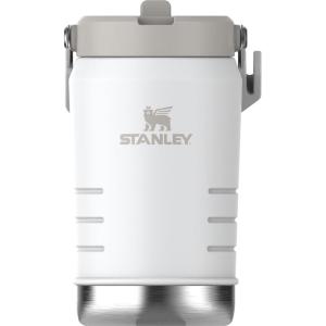 STANLEY IceFlow 2.0 Flip Straw Jug with Handle 40 oz | Twist On Lid and Flip Up Straw | Leakproof for Travel and Sports | Insulated Stainless Steel | BPA-Free | Black 2.0(Frost)