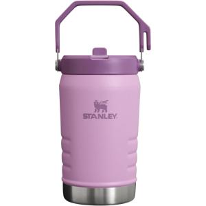 STANLEY IceFlow 2.0 Flip Straw Jug with Handle 40 oz | Twist On Lid and Flip Up Straw | Leakproof for Travel and Sports | Insulated Stainless Steel | BPA-Free | Black 2.0(Lilac)