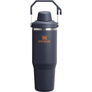 Stanley IceFlow 2.0 Fast Flow Tumbler with Handle 40 oz | Twist On Angled Spout Lid | Leakproof Water Bottle | Insulated Stainless Steel | BPA-Free | Black 2.0(Twilight)