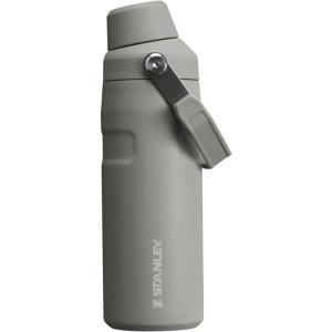 Stanley IceFlow Fast Flow Water Bottle | Angled Spout Lid | Lightweight & Leakproof for Travel & Sports | Insulated Stainless Steel | BPA-Free(Ash)
