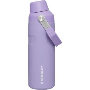 Stanley IceFlow Fast Flow Water Bottle | Angled Spout Lid | Lightweight & Leakproof for Travel & Sports | Insulated Stainless Steel | BPA-Free(Lavender)