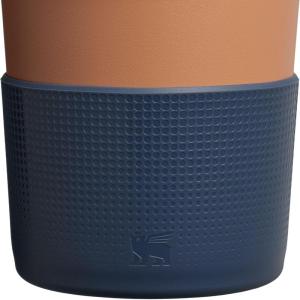 Stanley Quencher Boot and Straw Cover Cap | Anti-Slip Silicone Protector for Tumbler with Handle | Accessory Set for Stainless Steel Drinking Cup | BPA-Free(Twilight)