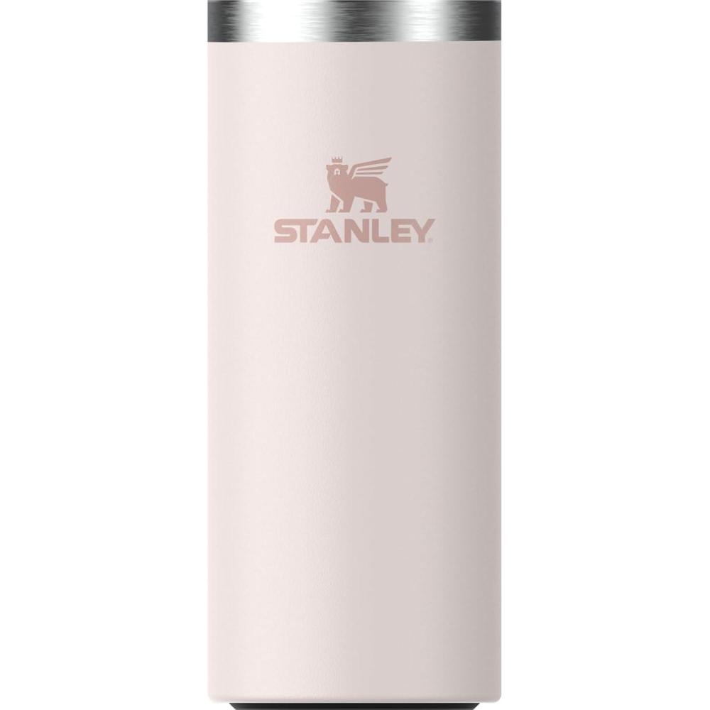 imageStanley Everyday Can Cooler Cup 10 oz Slim Beer Seltzers Soda and Energy Drinks Doubles as Tumbler Insulated Stainless Steel Drink Holder BPAFree Rose Quartz