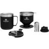 STANLEY Perfect Brew Pour Over Set | 12 oz Camp Mug with Lid Included | Drip Coffee Maker with Reusable Filter | Insulated Stainless Steel | BPA-Free | Cream Gloss(Matte Black)
