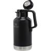 Stanley Classic Easy-Pour Growler 64 oz | Keeps Beer Cold or Coffee Hot | Leakproof Steel Lined Lid and Easy to Carry Handle | Insulated Stainless Steel | BPA-Free | Black 2.0(Matte Black)