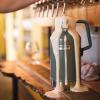 Stanley Classic Easy-Pour Growler 64 oz | Keeps Beer Cold or Coffee Hot | Leakproof Steel Lined Lid and Easy to Carry Handle | Insulated Stainless Steel | BPA-Free | Black 2.0(Hammertone Green)