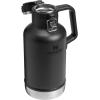 Stanley Classic Easy-Pour Growler 64 oz | Keeps Beer Cold or Coffee Hot | Leakproof Steel Lined Lid and Easy to Carry Handle | Insulated Stainless Steel | BPA-Free | Black 2.0(Black 2.0)