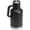Stanley Classic Easy-Pour Growler 64 oz | Keeps Beer Cold or Coffee Hot | Leakproof Steel Lined Lid and Easy to Carry Handle | Insulated Stainless Steel | BPA-Free | Black 2.0(Black 2.0)