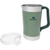 Stanley Stay-Chill Pitcher 64 oz | Cold Water, Beer, and Drink Pitcher with Lid | Large Capacity Durable Beverage Container with Handle | Insulated Stainless Steel | BPA-Free(Hammertone Green)