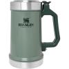 STANLEY Classic Bottle Opener Beer Stein 24 oz | Flip Up Lid and Heavy Duty Handle with Built In Bottle Opener | Insulated Stainless Steel Beer Mug | BPA-Free | Hammertone Green(Hammertone Green)