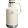 Stanley Classic Easy-Pour Growler 64 oz | Keeps Beer Cold or Coffee Hot | Leakproof Steel Lined Lid and Easy to Carry Handle | Insulated Stainless Steel | BPA-Free | Black 2.0(Cream Gloss)