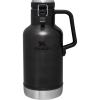 Stanley Classic Easy-Pour Growler 64 oz | Keeps Beer Cold or Coffee Hot | Leakproof Steel Lined Lid and Easy to Carry Handle | Insulated Stainless Steel | BPA-Free | Black 2.0(Charcoal Glow)