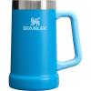 Stanley Stay-Chill Beer Stein 24 oz | Heavy Duty Big Grip Handle | Beer Tumbler Drink Cup, Holds 2 Cans | Insulated Stainless Steel Party Mug | BPA-Free(Azure)