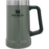 Stanley Stay-Chill Beer Stein 24 oz | Heavy Duty Big Grip Handle | Beer Tumbler Drink Cup, Holds 2 Cans | Insulated Stainless Steel Party Mug | BPA-Free(Hammertone Green)