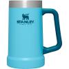 Stanley Stay-Chill Beer Stein 24 oz | Heavy Duty Big Grip Handle | Beer Tumbler Drink Cup, Holds 2 Cans | Insulated Stainless Steel Party Mug | BPA-Free(Pool)