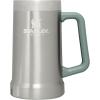 Stanley Stay-Chill Beer Stein 24 oz | Heavy Duty Big Grip Handle | Beer Tumbler Drink Cup, Holds 2 Cans | Insulated Stainless Steel Party Mug | BPA-Free(Stainless Steel Shale)