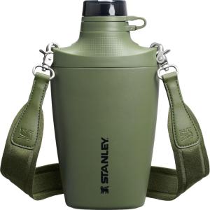Stanley Cross Bottle 23 oz | Travel Water Bottle with Jacquard Strap | Leakproof Tritan Lid with Removable Straw | Insulated Stainless Steel | BPA-Free | Toast VRT(Dried Pine)