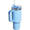 STANLEY Quencher H2.0 Tumbler with Handle and Straw 40 oz | Flowstate 3-Position Lid | Cup Holder Compatible for Travel | Insulated Stainless Steel Cup | BPA-Free | Cornflower Gloss