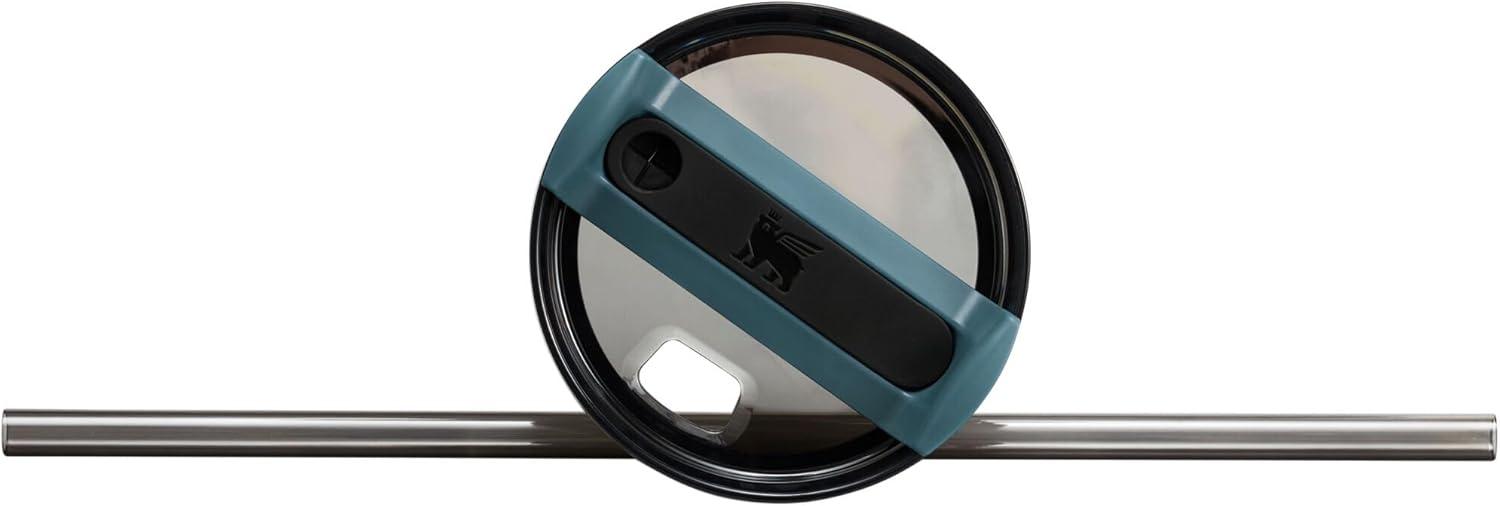 imageSTANLEY Quencher H20 Tumbler with Handle and Straw 40 oz  Flowstate 3Position Lid  Cup Holder Compatible for Travel  Insulated Stainless Steel Cup  BPAFree  Blue Spruce