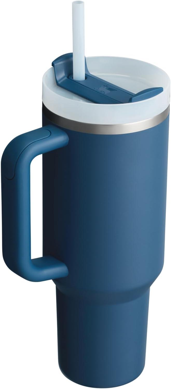 imageSTANLEY Quencher H20 Tumbler with Handle and Straw 40 oz Flowstate 3Position Lid Cup Holder Compatible for Travel Insulated Stainless Steel Cup BPAFree Stargaze