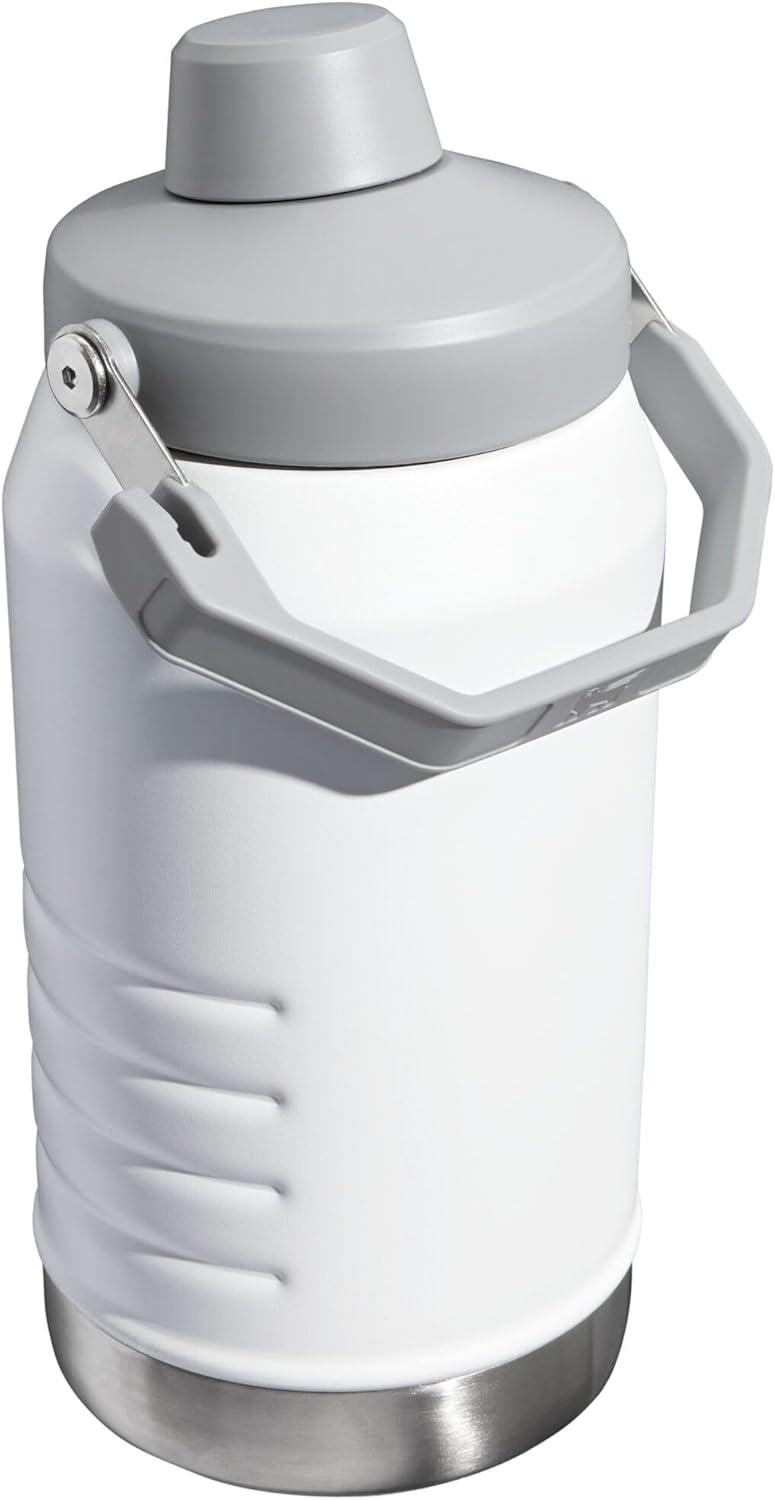 imageStanley IceFlow Fast Flow Jug with Handle 64 oz Twist On Angled Spout Lid Leakproof for Travel and Sports Insulated Stainless Steel BPAFree BlackPolar