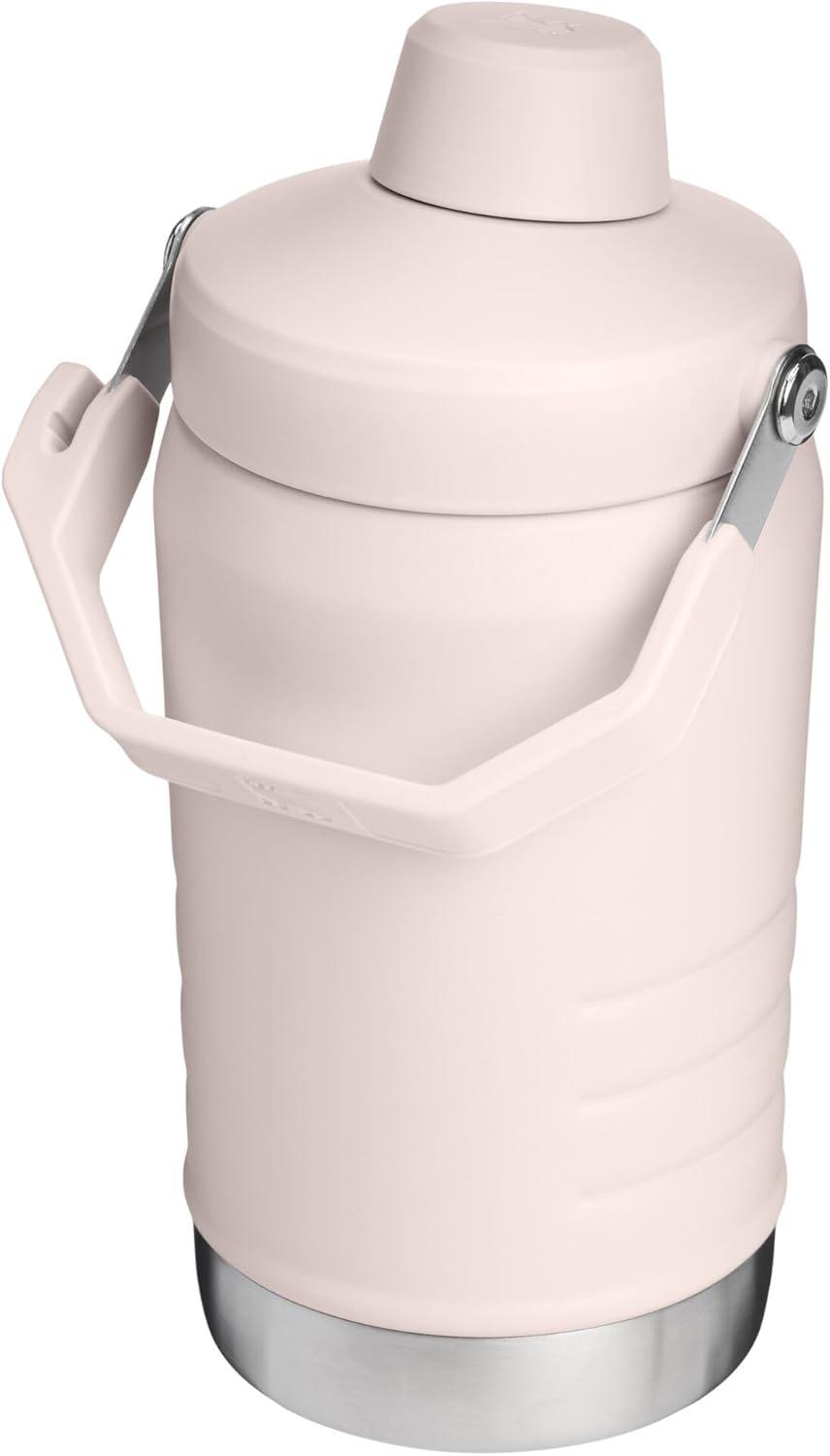 imageStanley IceFlow Fast Flow Jug with Handle 64 oz Twist On Angled Spout Lid Leakproof for Travel and Sports Insulated Stainless Steel BPAFree BlackRose Quartz 20