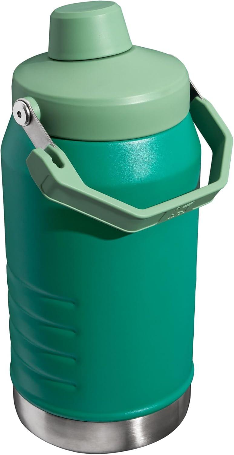 imageStanley IceFlow Fast Flow Jug with Handle 64 oz Twist On Angled Spout Lid Leakproof for Travel and Sports Insulated Stainless Steel BPAFree BlackAlpine