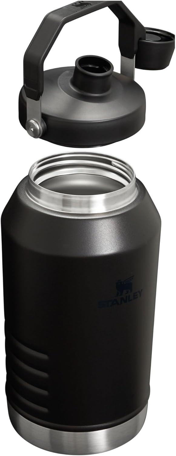 imageStanley IceFlow Fast Flow Jug with Handle 64 oz Twist On Angled Spout Lid Leakproof for Travel and Sports Insulated Stainless Steel BPAFree BlackBlack 20