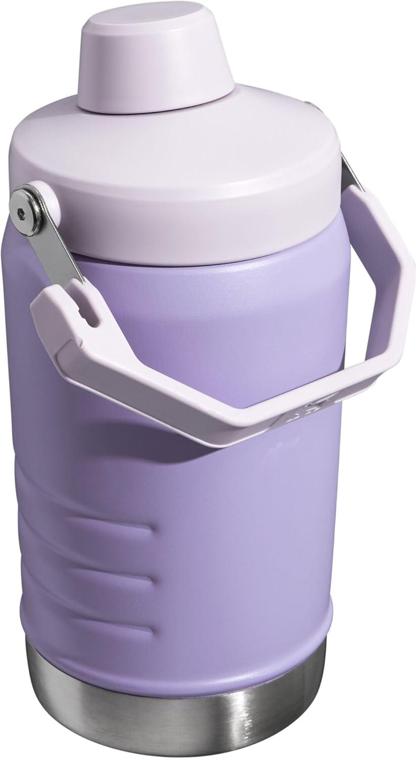 imageStanley IceFlow Fast Flow Jug with Handle 64 oz Twist On Angled Spout Lid Leakproof for Travel and Sports Insulated Stainless Steel BPAFree BlackLavender