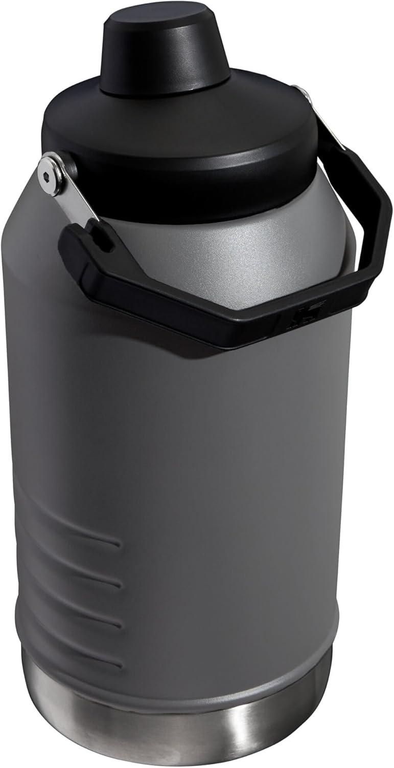 imageStanley IceFlow Fast Flow Jug with Handle 64 oz Twist On Angled Spout Lid Leakproof for Travel and Sports Insulated Stainless Steel BPAFree BlackCharcoal