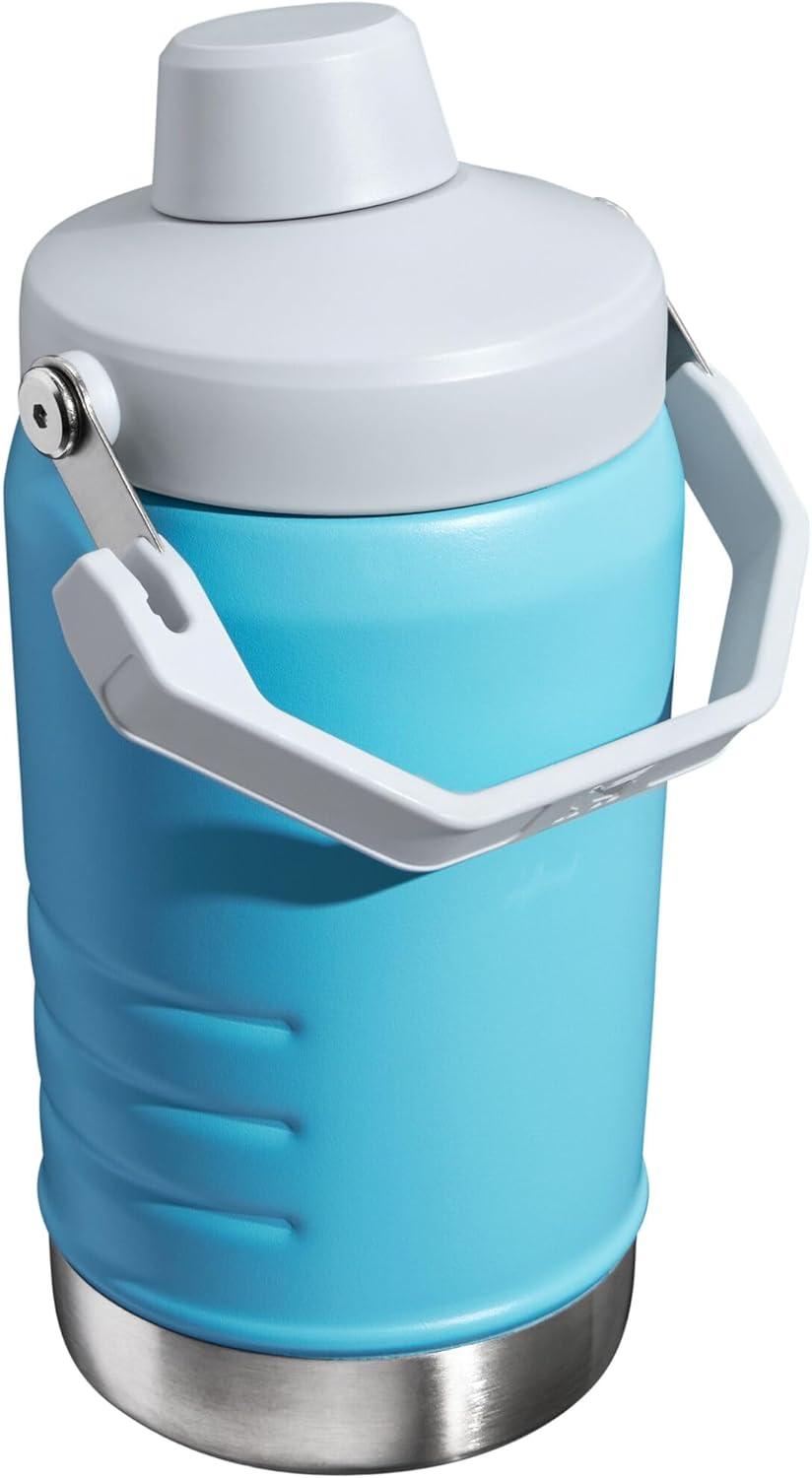 imageStanley IceFlow Fast Flow Jug with Handle 64 oz  Twist On Angled Spout Lid  Leakproof for Travel and Sports  Insulated Stainless Steel  BPAFree  BlackPool