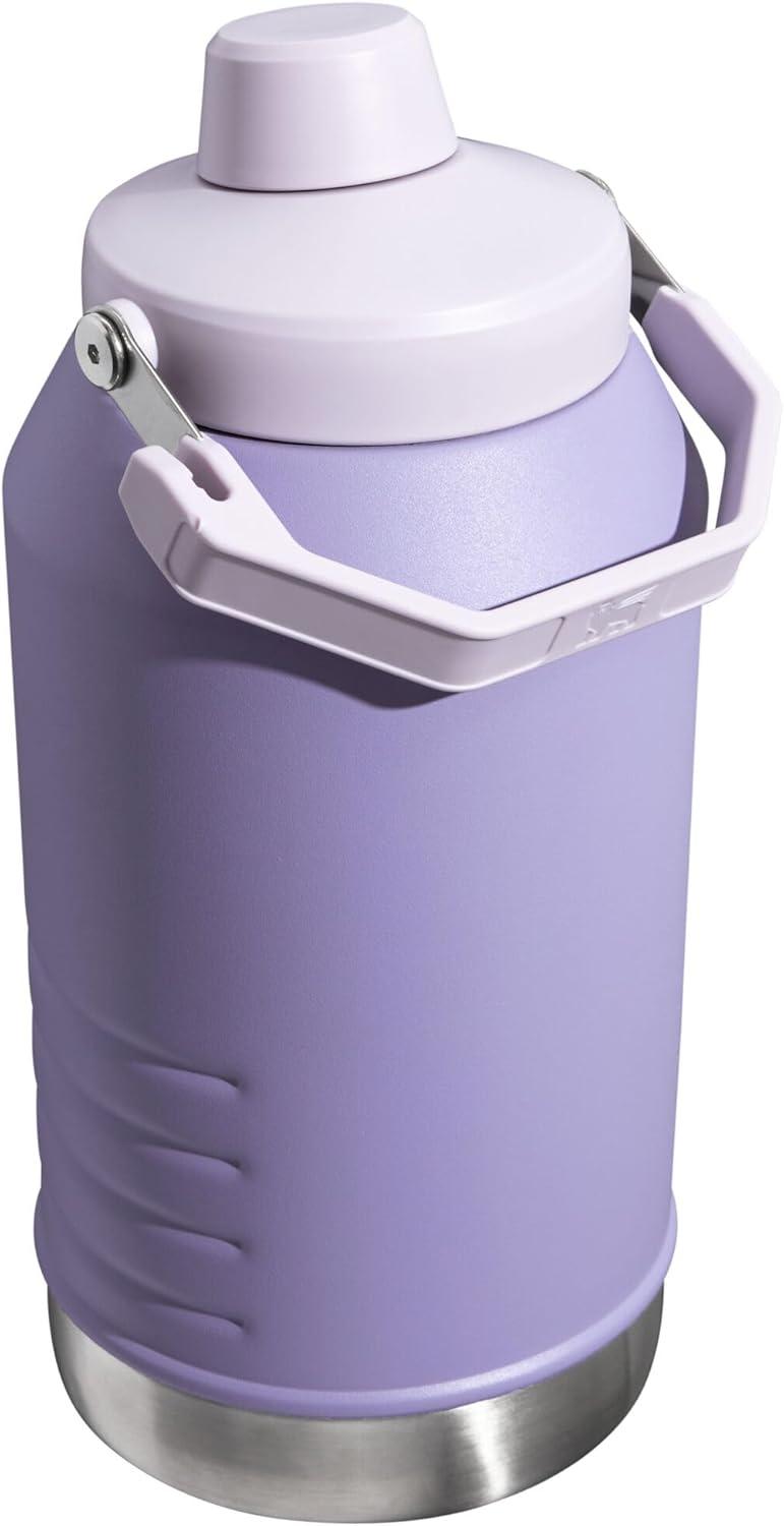 imageStanley IceFlow Fast Flow Jug with Handle 64 oz Twist On Angled Spout Lid Leakproof for Travel and Sports Insulated Stainless Steel BPAFree BlackLavender