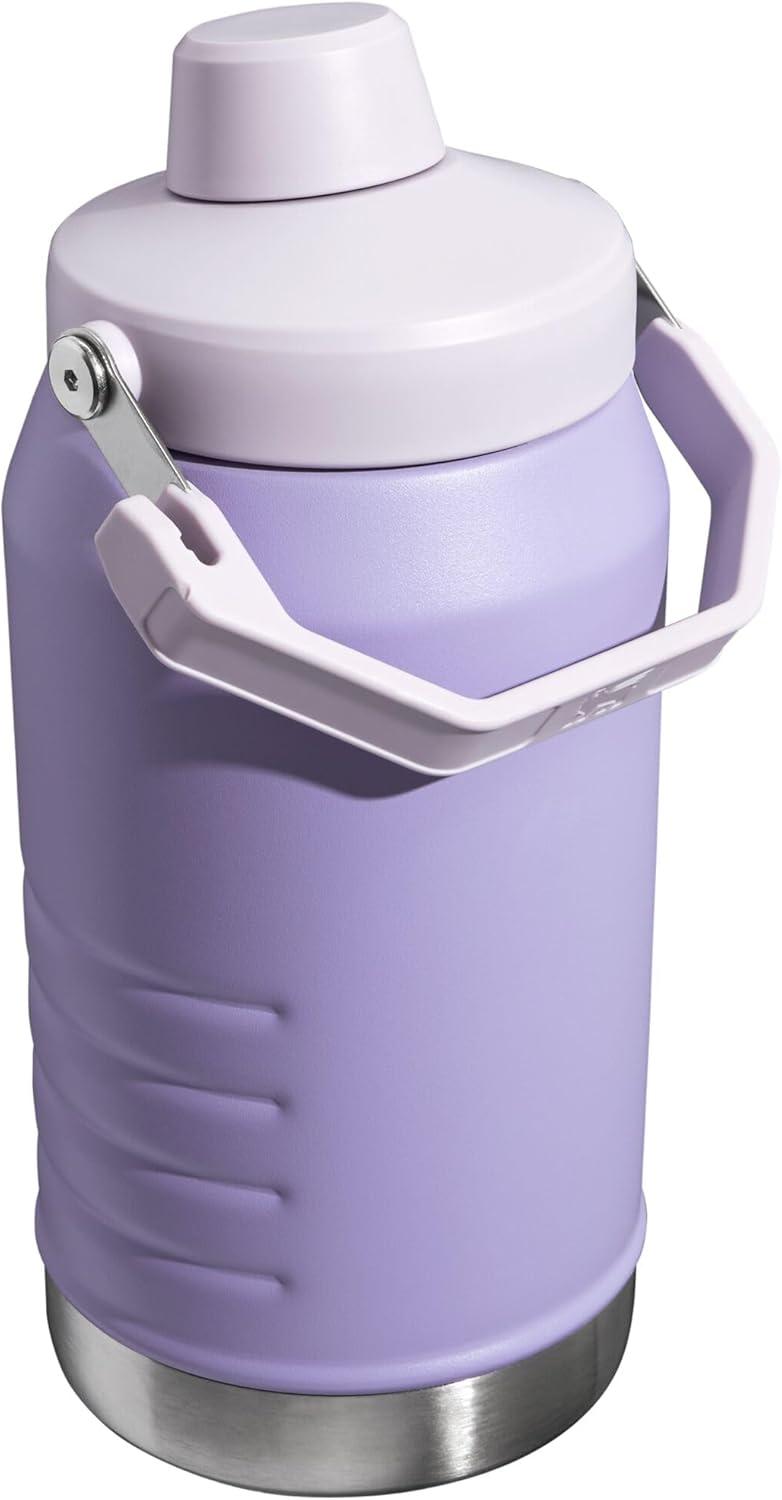 imageStanley IceFlow Fast Flow Jug with Handle 64 oz Twist On Angled Spout Lid Leakproof for Travel and Sports Insulated Stainless Steel BPAFree BlackLavender